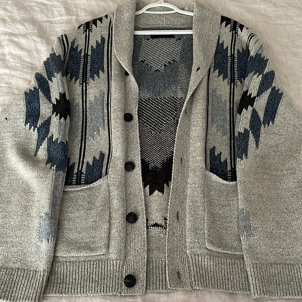 Mens Lucky Brand Oversized Cardigan - Size XL